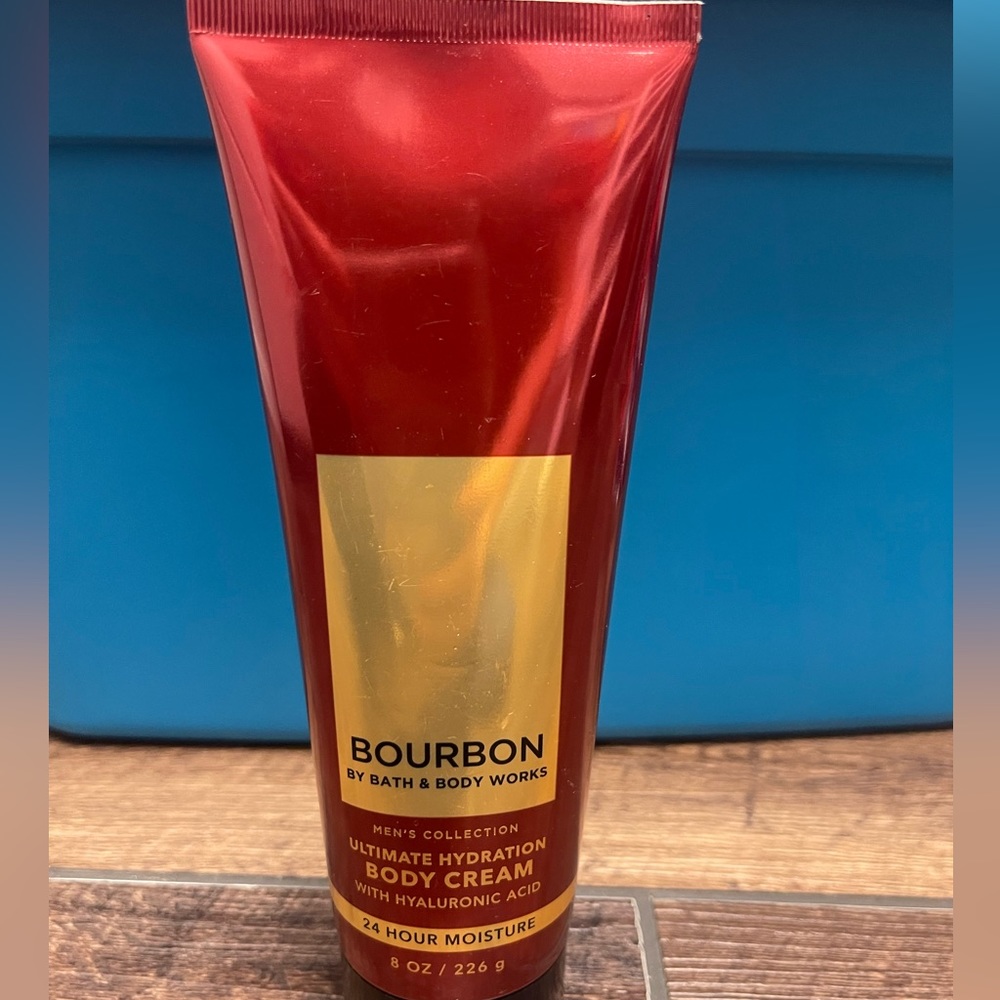 Mens bourbon body cream. New